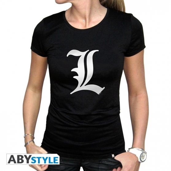 Camiseta Death Note L Tributo Talla L Mujer
