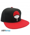 Gorra Naruto Uchiwa Snapback Negra y roja