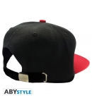 Gorra Naruto Uchiwa Snapback Negra y roja