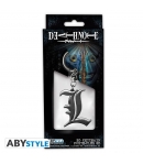 Llavero Death Note 3d Símbolo L