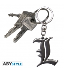 Llavero Death Note 3d Símbolo L