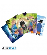 Set 5 Postales Dragon Ball Super Broly