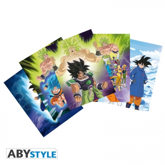 Set 5 Postales Dragon Ball Super Broly