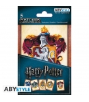 Set 5 Postales Harry Potter Emblemas