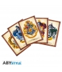 Set 5 Postales Harry Potter Emblemas