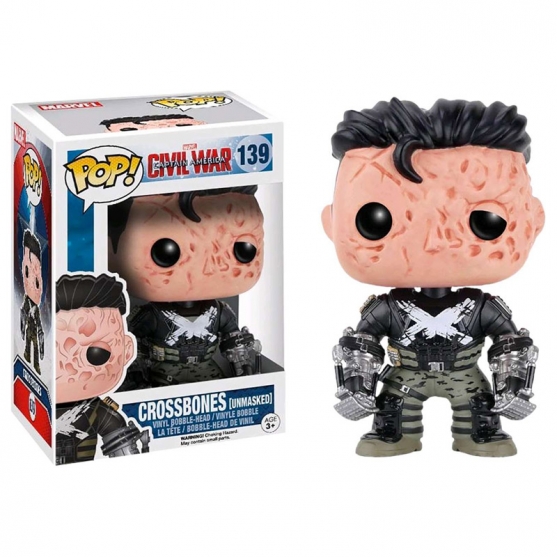 Pop! Crossbones (Unmasked) 139 Marvel Captain America Civil War
