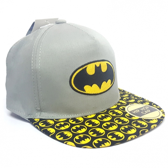 Gorra Dc Batman Logos Gris