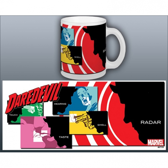 Taza Marvel Daredevil 4 Sentidos 300 ml