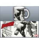 Taza Marvel Daredevil Blanco y Negro 300 ml