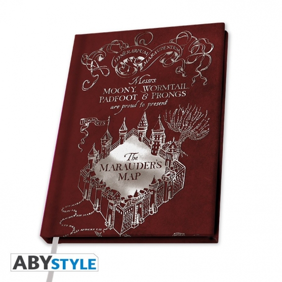Libreta Harry Potter Mapa Marauder