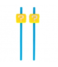 Set 2 Pajitas Super Mario ?