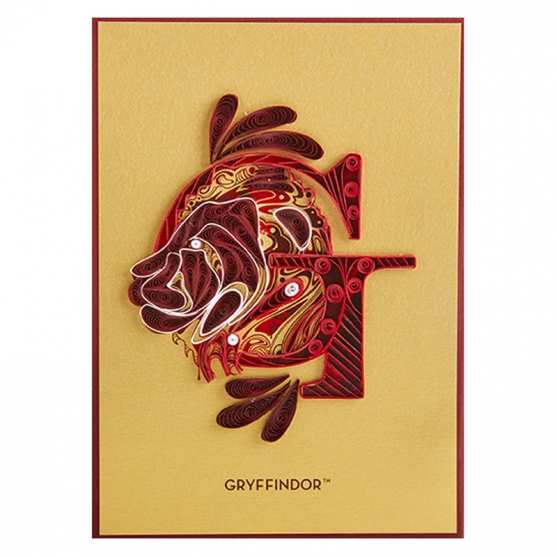 Tarjeta Felicitación Harry Potter Gryffindor