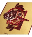 Tarjeta Felicitación Harry Potter Gryffindor