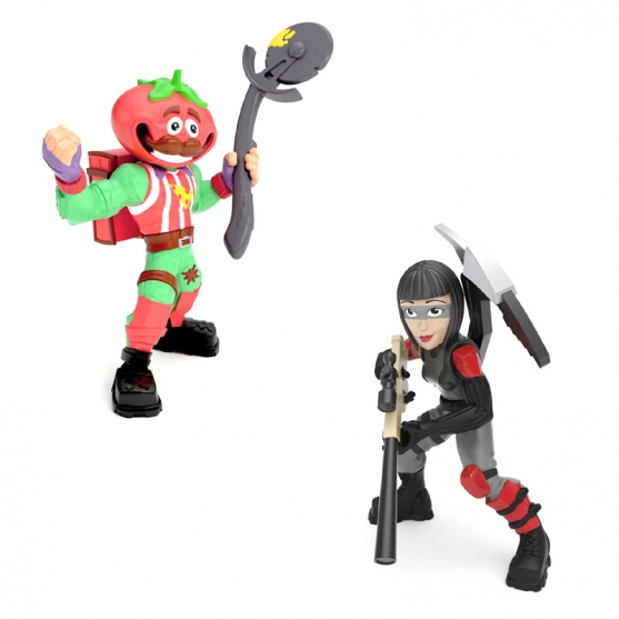 Set Figuras con Accesorios Fortnite, Tomato Head y Shadow Ops, Royale Col. 5 cm