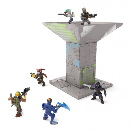Playset con Figura Fortnite, Port a Fort y Infiltrator