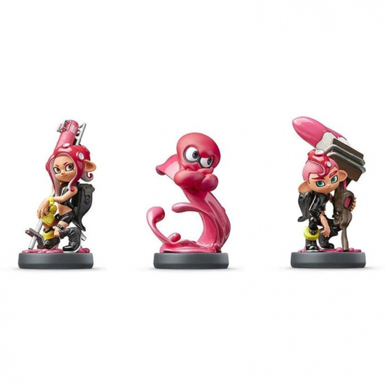 Set Amiibo Splatoon Octoling Boy, Girl y Octopus