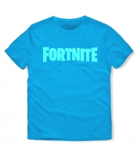 T-shirt Fortnite Logo Blue Kid