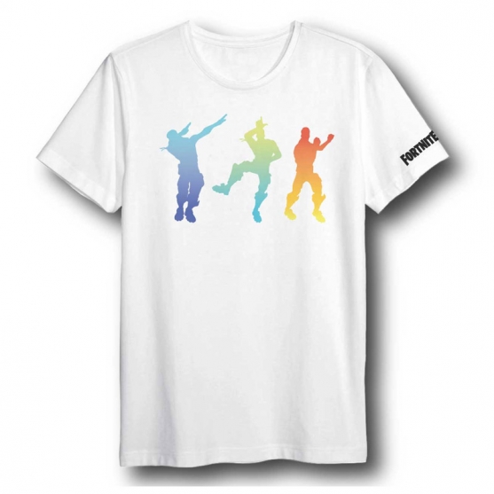 Camiseta Fortnite Dancing Colors Niño