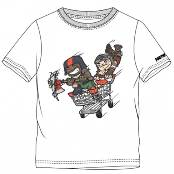 Camiseta Fortnite Carrito Cartoon Niño