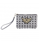 Monedero The Legend of Zelda Trifuerza Blanco y Negro