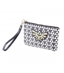 Monedero The Legend of Zelda Trifuerza Blanco y Negro