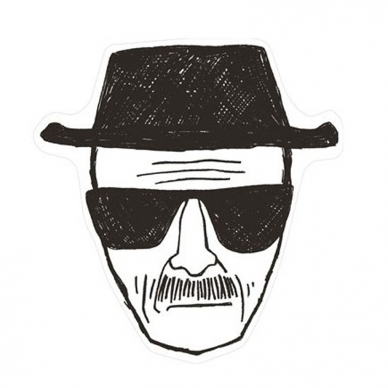 Alfombra Breaking Bad Heisenberg 80 x 84 cm