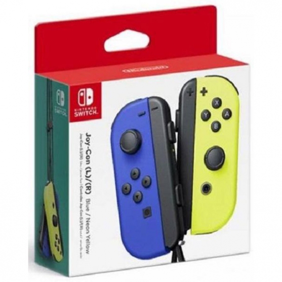 Mandos Joy-Con (azul/amarilllo neón)