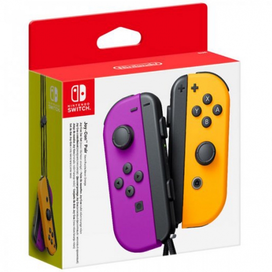 Mandos Joy-Con (morado neón/naranja neón)