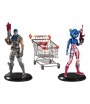 Set Figuras Articuladas con Accesorios Fortnite Shopping Cart 18 cm