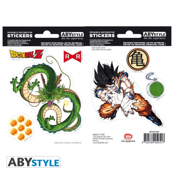 Pegatinas Reutilizables Dragon Ball Z Goku y Shenron