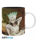 Taza Dr. Stone Tsukasa y Senku 320 ml