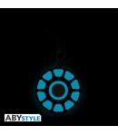 Llavero Marvel Iron Man Corazón, Brilla en la Oscuridad