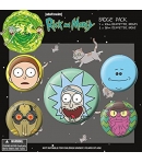 Pin Set Rick and Morty Caras