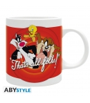 Taza Lonney Tunes That's all Folks!