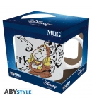 Taza Disney La Bella y la Bestia, Lumiere y Din Don 320 ml