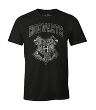 Camiseta Harry Potter Hogwarts Escudo, Adulto S