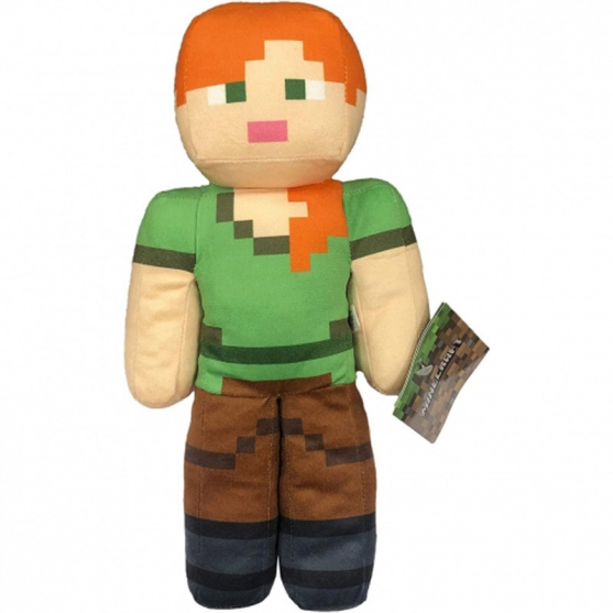 Peluche Minecraft Alex 30 cm