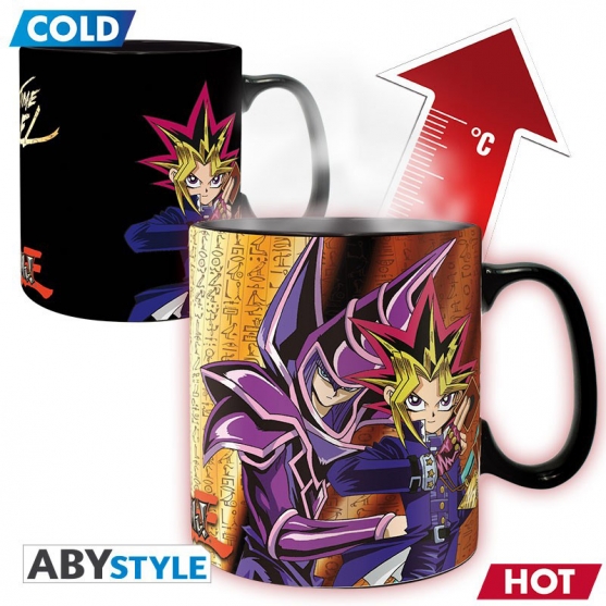 Taza Yu-Gi-Oh! Yugi vs Kaïba, Sensitiva al Calor 460 ml