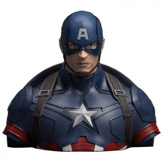 Hucha Marvel Capitán América Busto 20 cm