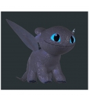 Peluche Como Entrenar a tu Dragón Light Fury, Brilla en la Oscuridad