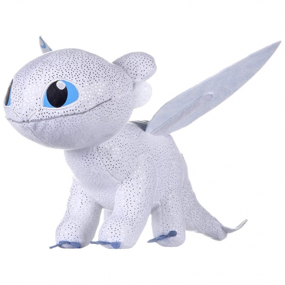 Peluche Como Entrenar a tu Dragón Light Fury, Brilla en la Oscuridad
