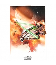Poster Star Wars Halcón Milenario, 98 x 68 cm