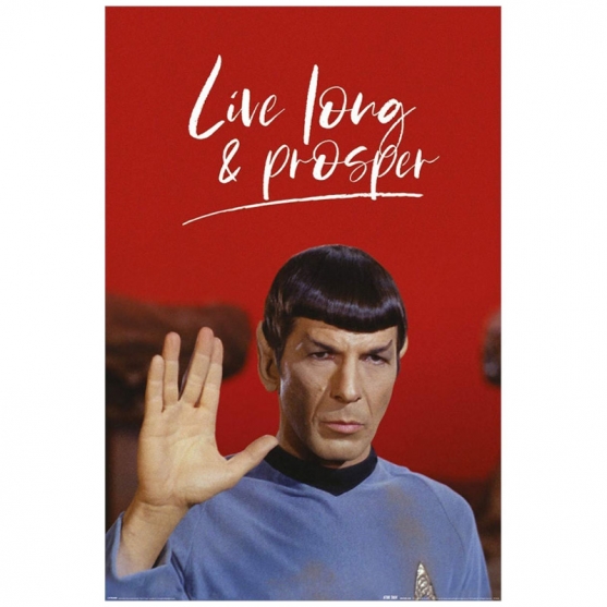 Poster Star Trek Live Love & Prosper, 91,5 x 61 cm
