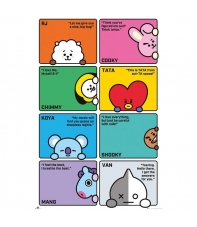 Poster Bt21 Recopilatorio, 91,5 x 61 cm