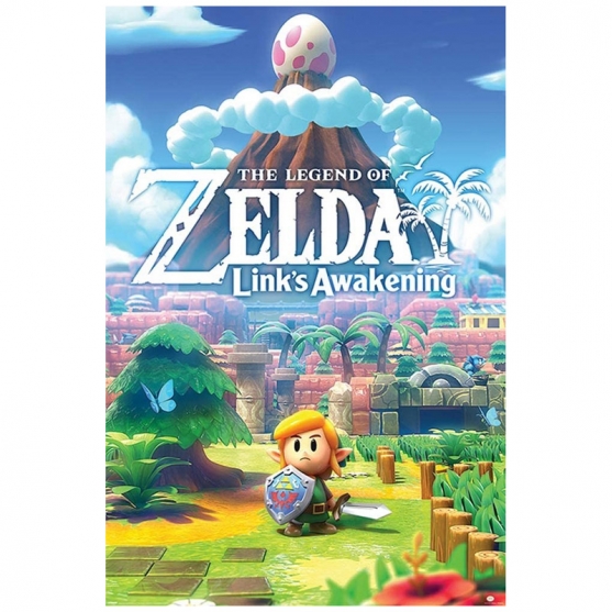 Poster The Legend of Zelda Link's Awakening, 91,5 x 61 cm