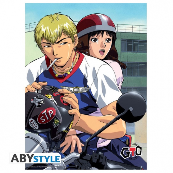 Poster Great Teacher Onizuka Moto 52 x 38 cm