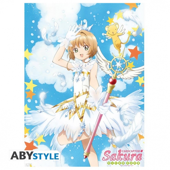 Poster Cardcaptor Sakura y Varita Mágica 52 x 38 cm