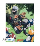 Poster Naruto, Kakashi y sus Perros 52 x 38 cm