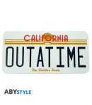 Placa Metálica Back to the Future, Out a Time
