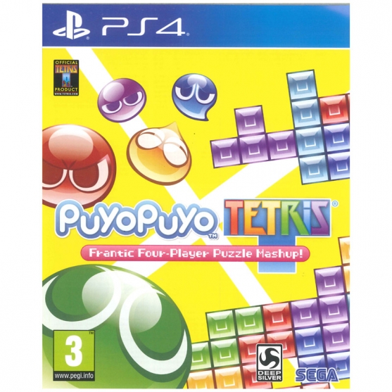 PuyoPuyo Tetris Frantic Four-Player Puzzle Mashup!